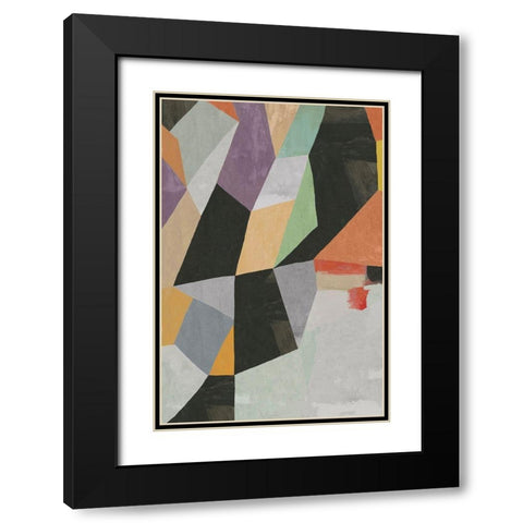 Entanglement I  Black Modern Wood Framed Art Print with Double Matting by PI Studio