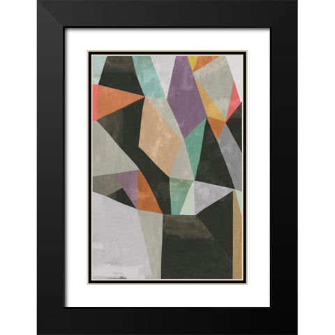 Entanglement II  Black Modern Wood Framed Art Print with Double Matting by PI Studio