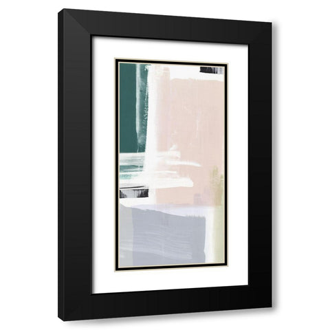 Ash and Silk I Black Modern Wood Framed Art Print with Double Matting by PI Studio