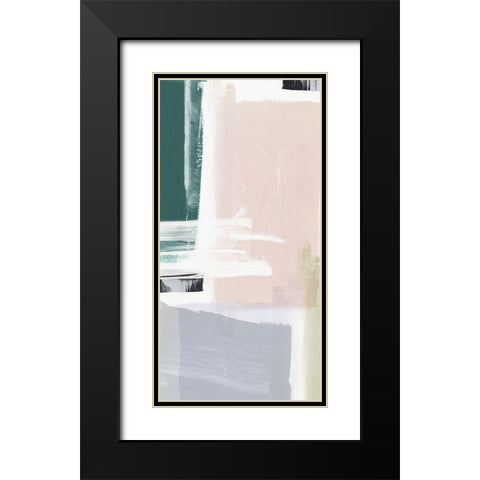 Ash and Silk I Black Modern Wood Framed Art Print with Double Matting by PI Studio