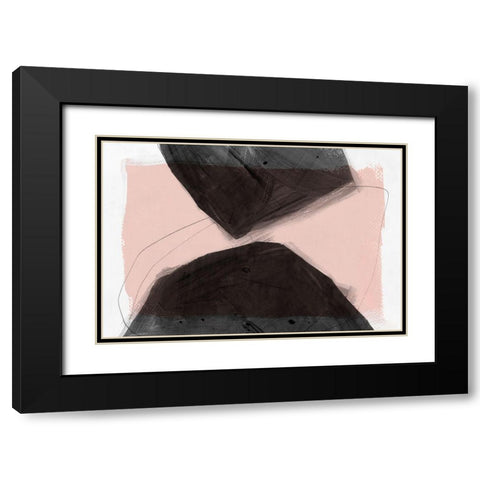 Secrets of Significance II Black Modern Wood Framed Art Print with Double Matting by PI Studio