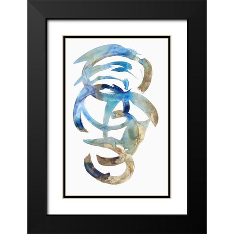 Pristine Answer Black Modern Wood Framed Art Print with Double Matting by PI Studio