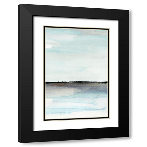 Beautiful Place - Panel 5 Black Modern Wood Framed Art Print with Double Matting by PI Studio