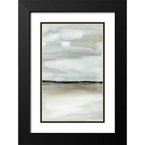 Home Before Dark III   Black Modern Wood Framed Art Print with Double Matting by PI Studio