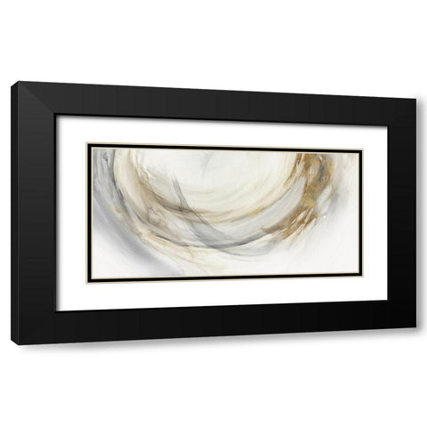 Circle of Life I Black Modern Wood Framed Art Print with Double Matting by PI Studio