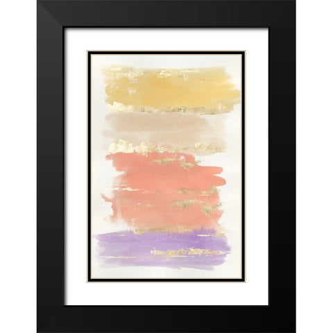 Colors of the Dusk Black Modern Wood Framed Art Print with Double Matting by PI Studio