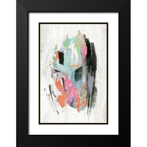 Profundity II Black Modern Wood Framed Art Print with Double Matting by PI Studio