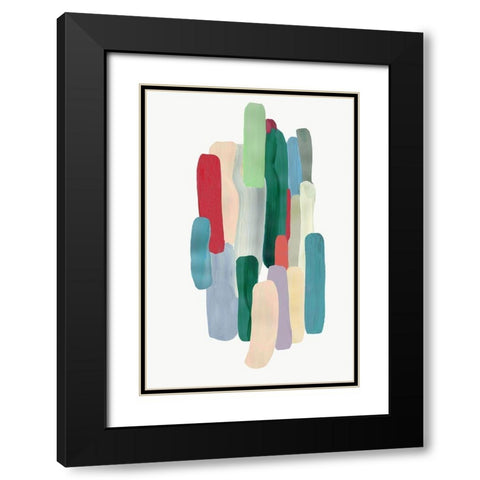 Smooth Compound Black Modern Wood Framed Art Print with Double Matting by PI Studio