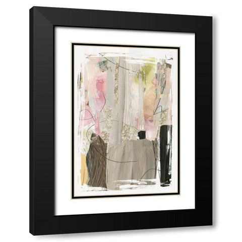 Solange Secret I Black Modern Wood Framed Art Print with Double Matting by PI Studio