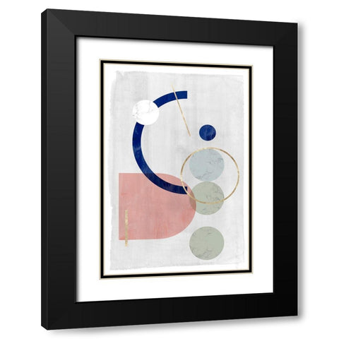 Joy and Philosophy I Black Modern Wood Framed Art Print with Double Matting by PI Studio