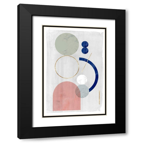 Joy and Philosophy II Black Modern Wood Framed Art Print with Double Matting by PI Studio