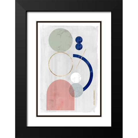 Joy and Philosophy II Black Modern Wood Framed Art Print with Double Matting by PI Studio