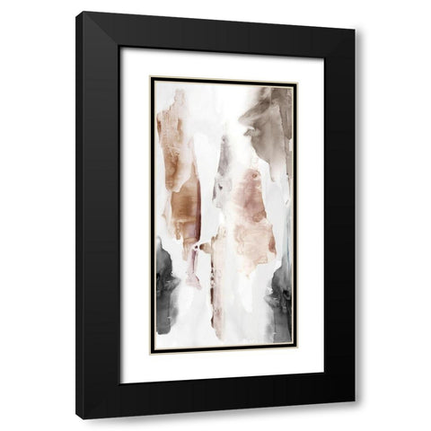 Release Moment Neutral Version Black Modern Wood Framed Art Print with Double Matting by PI Studio