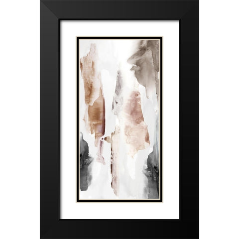 Release Moment Neutral Version Black Modern Wood Framed Art Print with Double Matting by PI Studio