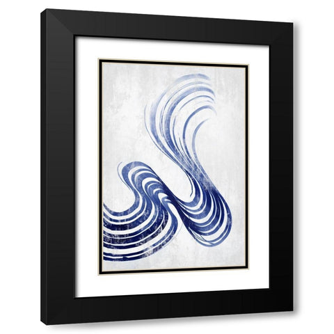 Rhumba II   Black Modern Wood Framed Art Print with Double Matting by PI Studio