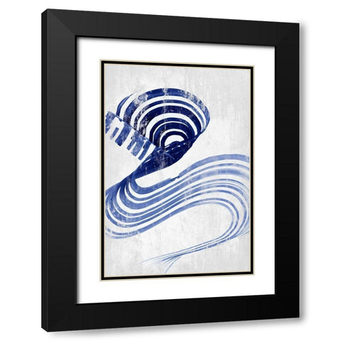 Rhumba III   Black Modern Wood Framed Art Print with Double Matting by PI Studio