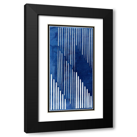 Divergent II   Black Modern Wood Framed Art Print with Double Matting by PI Studio