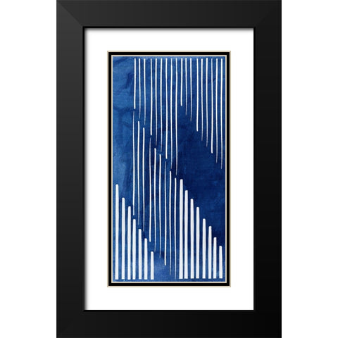 Divergent II   Black Modern Wood Framed Art Print with Double Matting by PI Studio