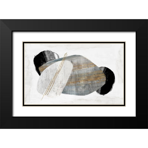 Magestic Stillness Black Modern Wood Framed Art Print with Double Matting by PI Studio