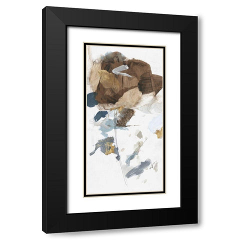 Autumn Shadow I Black Modern Wood Framed Art Print with Double Matting by PI Studio