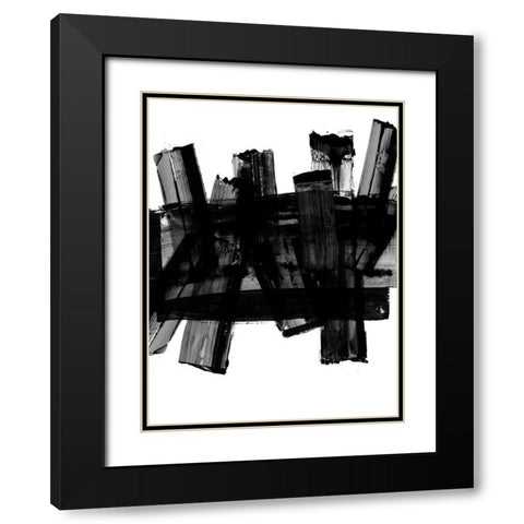 The Neighbourhood Black Modern Wood Framed Art Print with Double Matting by PI Studio