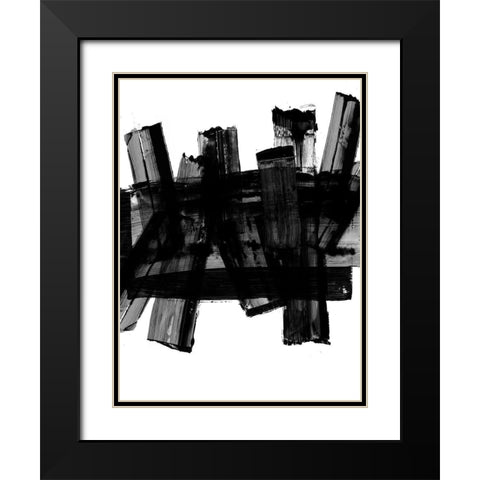 The Neighbourhood Black Modern Wood Framed Art Print with Double Matting by PI Studio