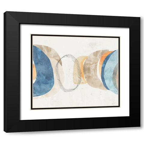 Magnetism II  Black Modern Wood Framed Art Print with Double Matting by PI Studio