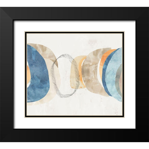 Magnetism II  Black Modern Wood Framed Art Print with Double Matting by PI Studio