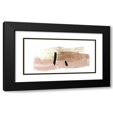 Glazed Black Modern Wood Framed Art Print with Double Matting by PI Studio