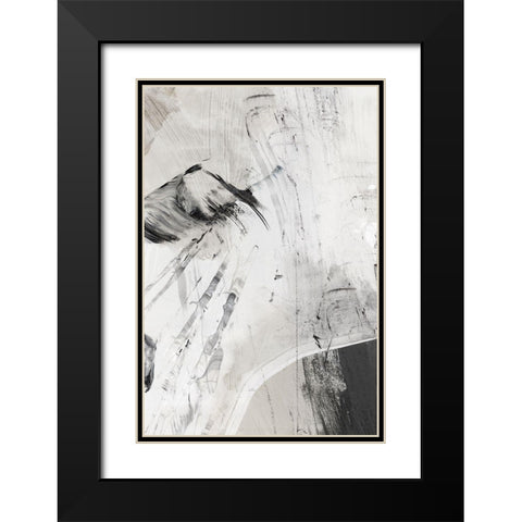 Masquerade I  Black Modern Wood Framed Art Print with Double Matting by PI Studio
