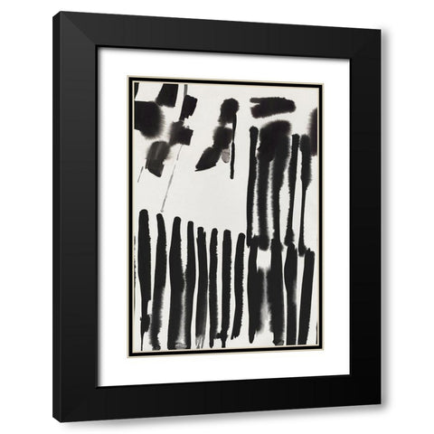 Piano Rhythm II Â  Black Modern Wood Framed Art Print with Double Matting by PI Studio