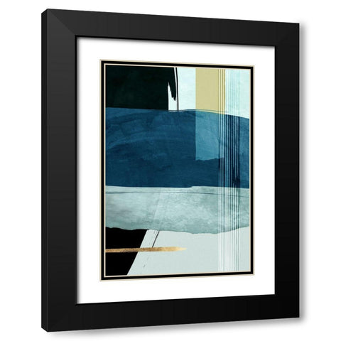 The Stars Edge I  Black Modern Wood Framed Art Print with Double Matting by PI Studio