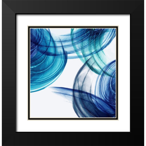 Feathering II Â  Black Modern Wood Framed Art Print with Double Matting by PI Studio