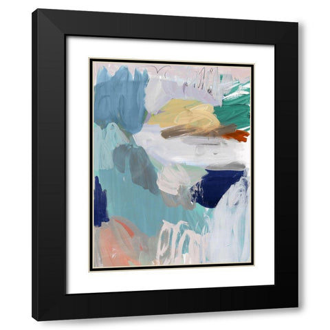 Beguiled II Black Modern Wood Framed Art Print with Double Matting by PI Studio