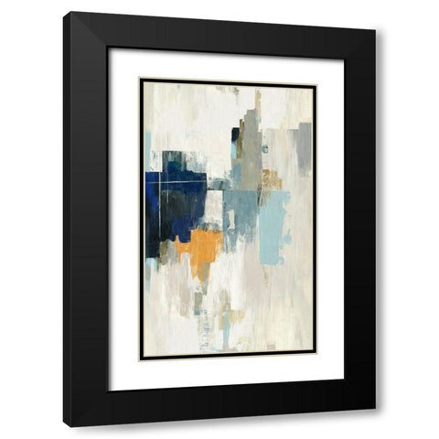 Exuberating II   Black Modern Wood Framed Art Print with Double Matting by PI Studio