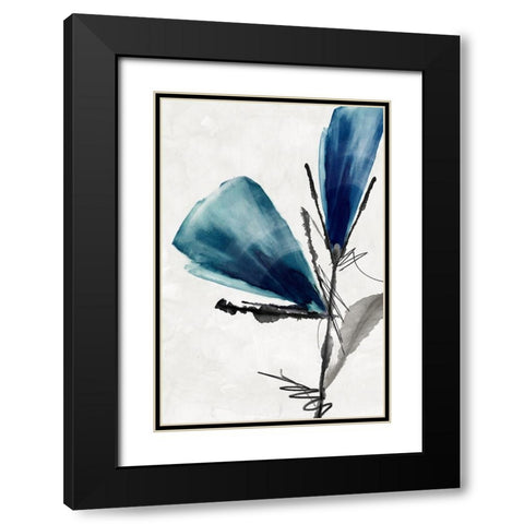 Light as Feather I Black Modern Wood Framed Art Print with Double Matting by PI Studio