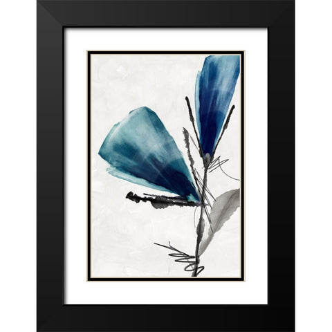 Light as Feather I Black Modern Wood Framed Art Print with Double Matting by PI Studio