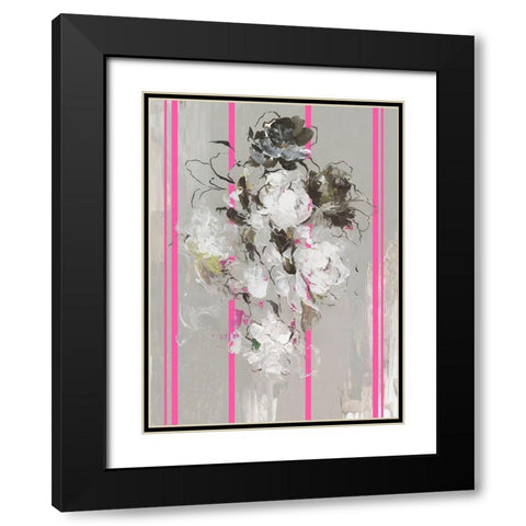 Lasting Evermore II Black Modern Wood Framed Art Print with Double Matting by PI Studio