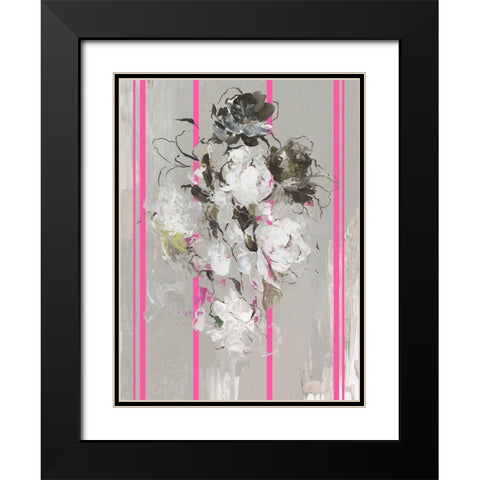 Lasting Evermore II Black Modern Wood Framed Art Print with Double Matting by PI Studio