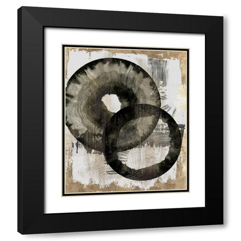 Motion Capture  Black Modern Wood Framed Art Print with Double Matting by PI Studio