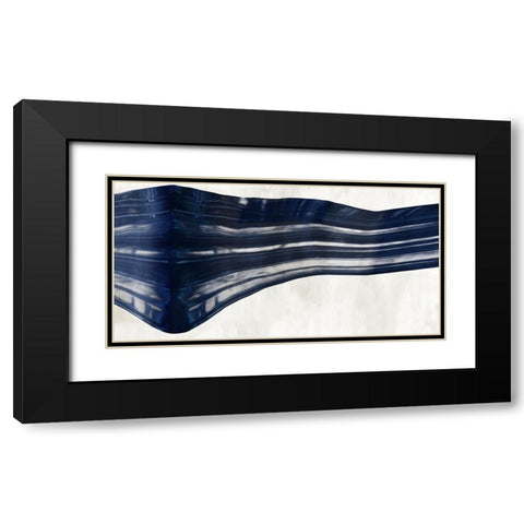 Beyond The Curve Black Modern Wood Framed Art Print with Double Matting by PI Studio