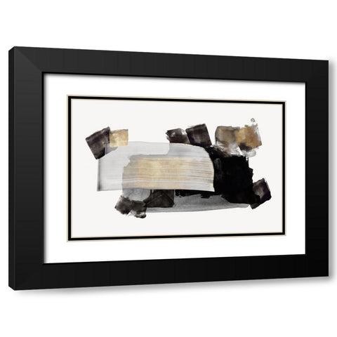 Wingold Black Modern Wood Framed Art Print with Double Matting by PI Studio