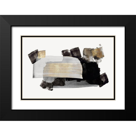 Wingold Black Modern Wood Framed Art Print with Double Matting by PI Studio