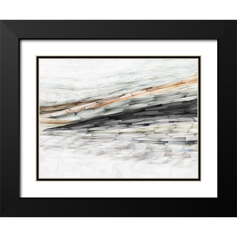 Lady of the Rocks II Black Modern Wood Framed Art Print with Double Matting by PI Studio