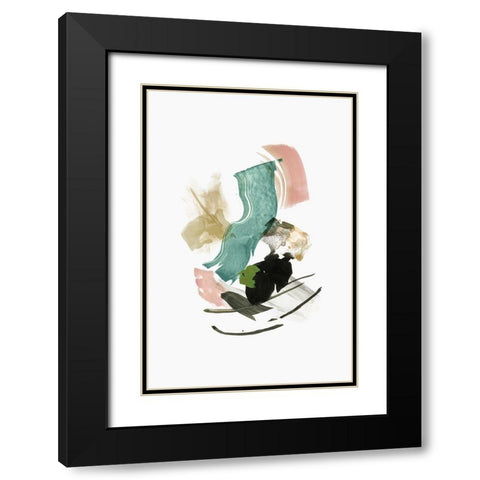The Nymphs Reply II Black Modern Wood Framed Art Print with Double Matting by PI Studio