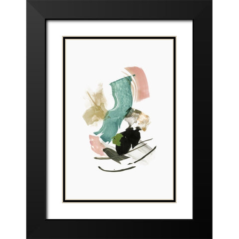 The Nymphs Reply II Black Modern Wood Framed Art Print with Double Matting by PI Studio