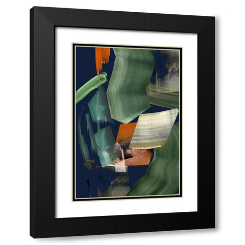 Sunsets in the City II Black Modern Wood Framed Art Print with Double Matting by PI Studio