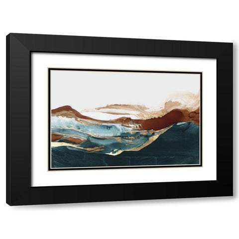 Narrow Escape I Black Modern Wood Framed Art Print with Double Matting by PI Studio