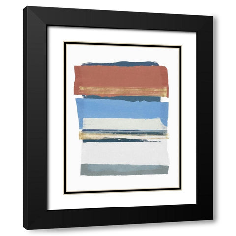 Sunset Boulevard II  Black Modern Wood Framed Art Print with Double Matting by PI Studio