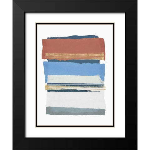 Sunset Boulevard II  Black Modern Wood Framed Art Print with Double Matting by PI Studio